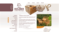 Desktop Screenshot of koliber.san-net.pl